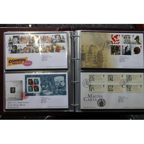 690 - Large Royal Mail First Day Cover stamp collection held across twelve albums spanning 1979-2018 to in... 