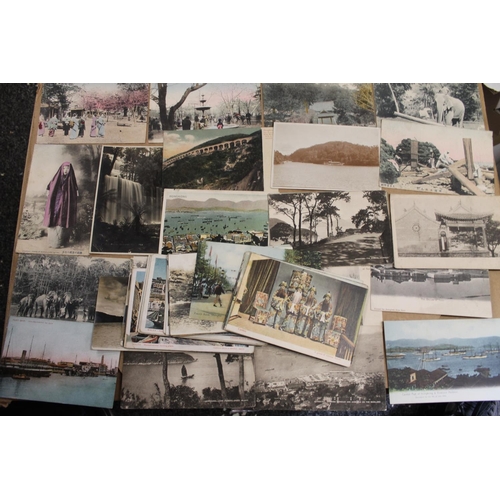 694 - Group of postcards incl. Japanese, Korea, China and other Oriental to include Yokohama Park,, Suma T... 