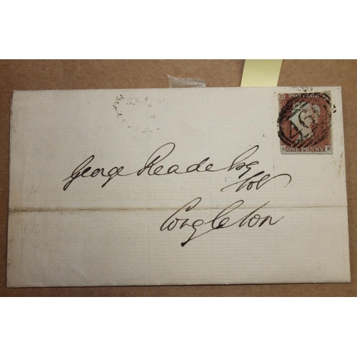 697 - GB stamp collection held on album sheets to include QV 1d penny reds including imperfs, plates and s... 