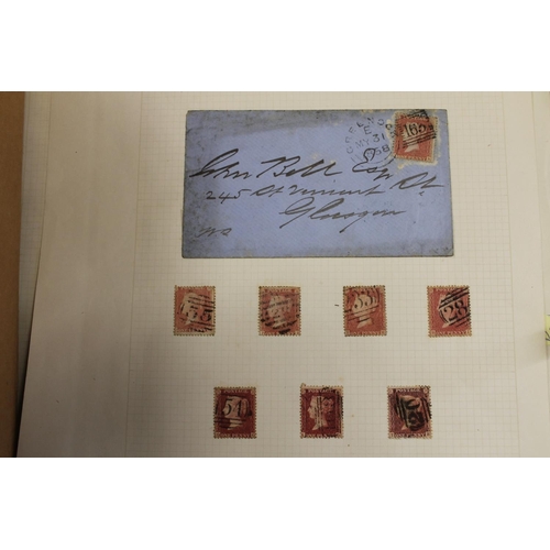 697 - GB stamp collection held on album sheets to include QV 1d penny reds including imperfs, plates and s... 