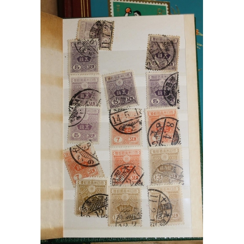 718 - World stamp collection held across 10+ albums and stockbooks, mostly 20th century used, countries in... 