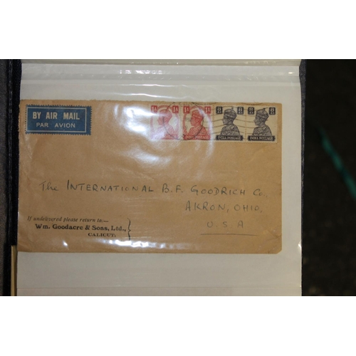 724 - Stamp collection to include an album of early 20th century GB, USA and other stamps on covers, also ... 