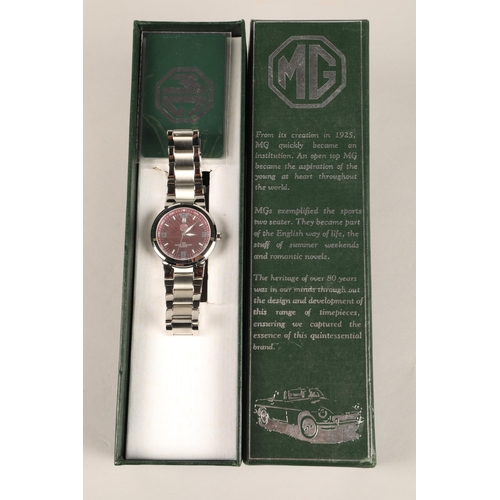 125 - Gents MG wristwatch with box and papers