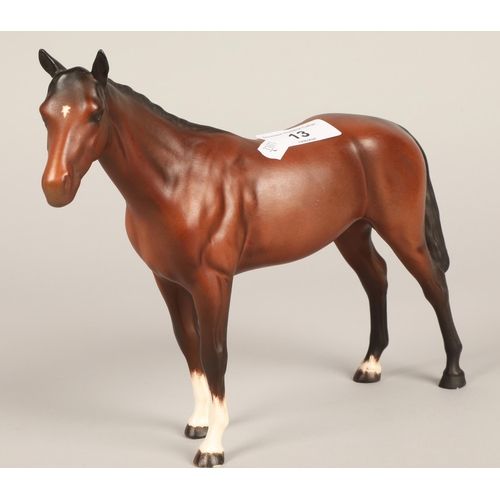 13 - Beswick bay mare with three white socks.