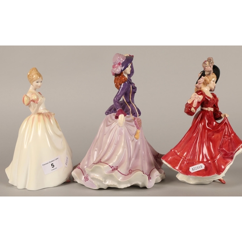 5 - Two Royal Doulton figures,  