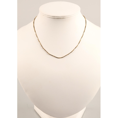 55 - 9K gold chain necklace, 4g