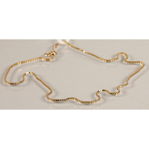 55 - 9K gold chain necklace, 4g