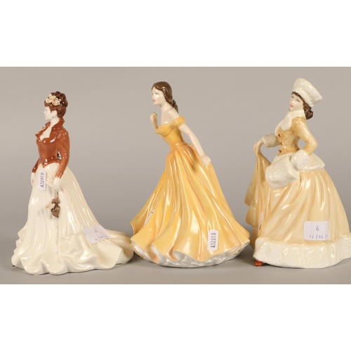 6 - Two Coalport Four Seasons figures, 