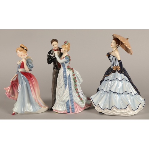 8 - Three Royal Doulton figures 