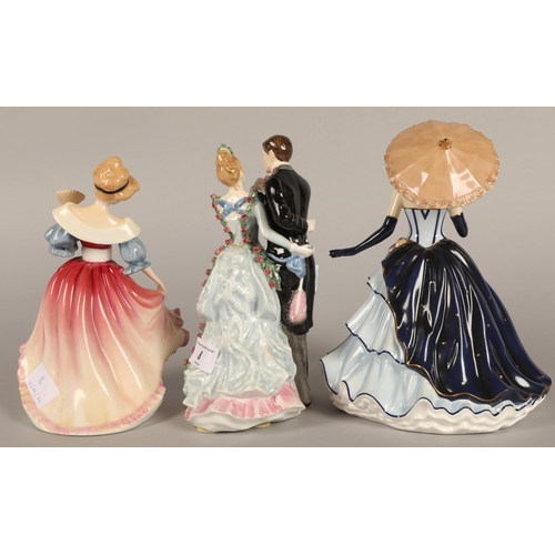 8 - Three Royal Doulton figures 