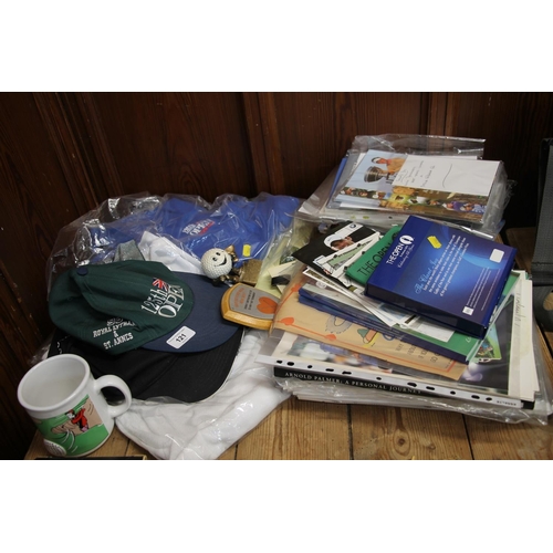 121 - Golfing related items to include signed, and other, programmes, Alfred Dunhill, World Match Play, Du... 