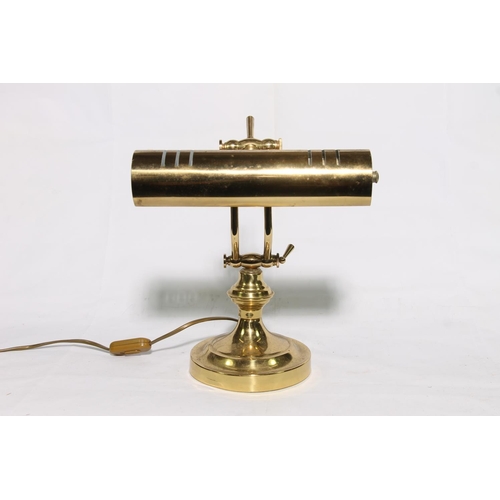 171 - Student style brass lamp.