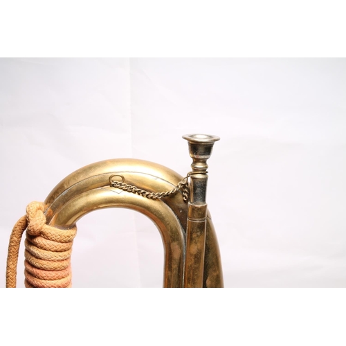 244 - Brass bugle.