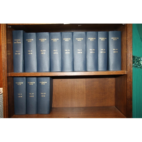 274 - Exchequer Rolls 12 volumes.