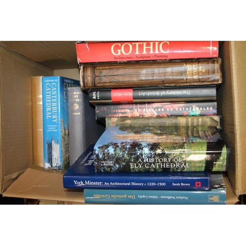 285 - Three boxes of books to include Art reference books, etc.