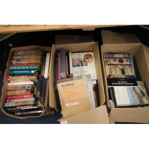 290 - Three boxes of books to include Art reference books, etc.