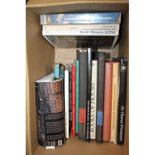 290 - Three boxes of books to include Art reference books, etc.