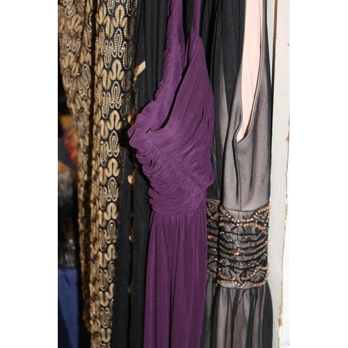 301 - Four evening dresses to include Planet, Viviana, etc.