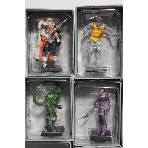 79 - Twelve Eaglemoss Marvel characters, all boxed.