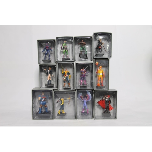 80 - Twelve Eaglemoss Marvel characters, all boxed.