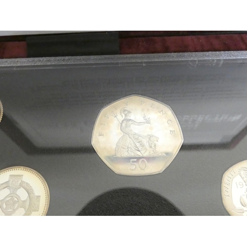 263 - United Kingdom. Two Royal Mint silver proof sets comprising of a 1994-1997 Silver Proof Piedfort One... 