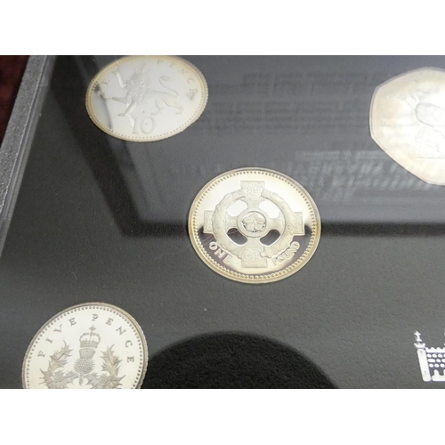 263 - United Kingdom. Two Royal Mint silver proof sets comprising of a 1994-1997 Silver Proof Piedfort One... 