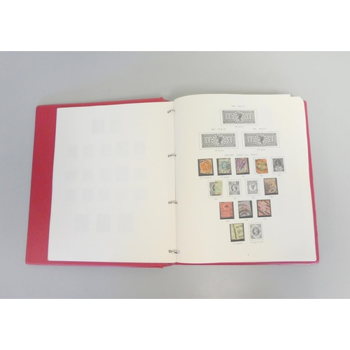 361 - Stanley Gibbons The Stamps of Great Britain stamp album containing issues from Victoria to Elizabeth... 