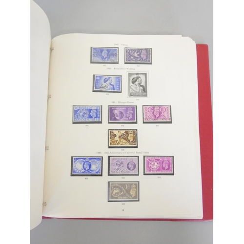 361 - Stanley Gibbons The Stamps of Great Britain stamp album containing issues from Victoria to Elizabeth... 