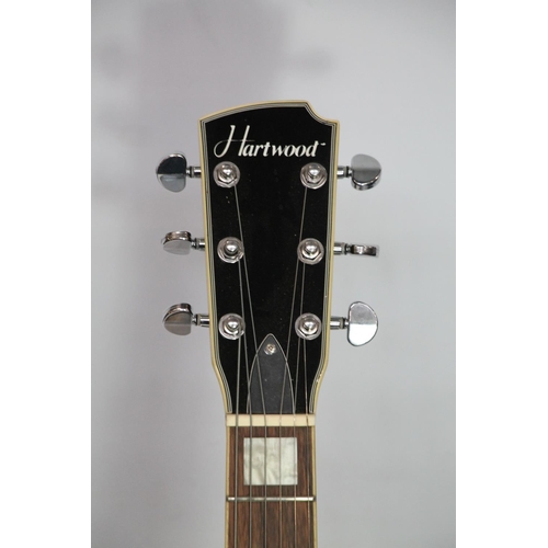 431 - Hartwood RoHS six string electric acoustic guitar, serial number 124847-01468.