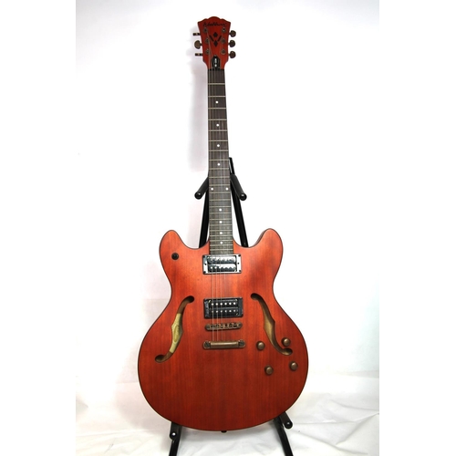 435 - Washburn HB-32DMK six string electric acoustic guitar, serial number DC11110001.