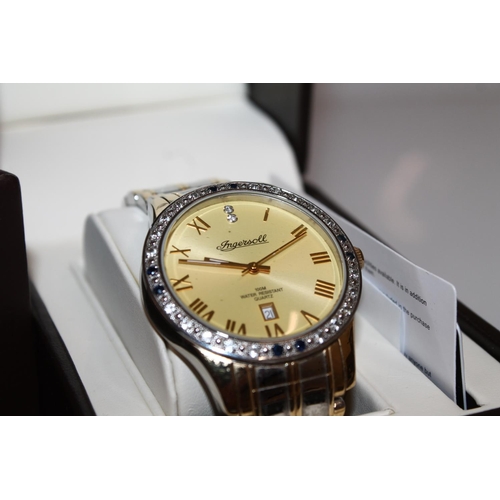 Ingersoll 100m water resistant quartz best sale