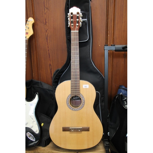 402 - Jose Ferrer classical acoustic guitar, model 809937.