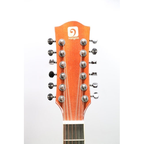 425 - Vangoa VA20CE NT12 six string acoustic guitar. 