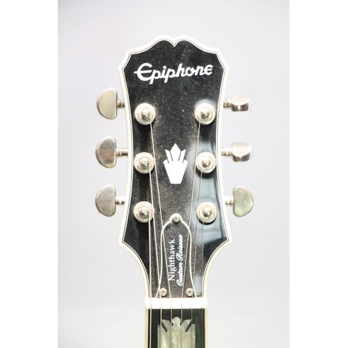 433 - Epiphone Nighthawk Custom Reissue six string electric guitar, serial number 11072314657.