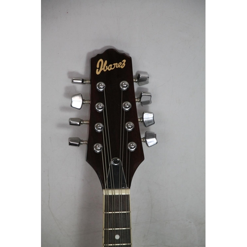 448 - Ibanez M510E-BS electric mandolin, serial number 2/y-02 GS140701594.