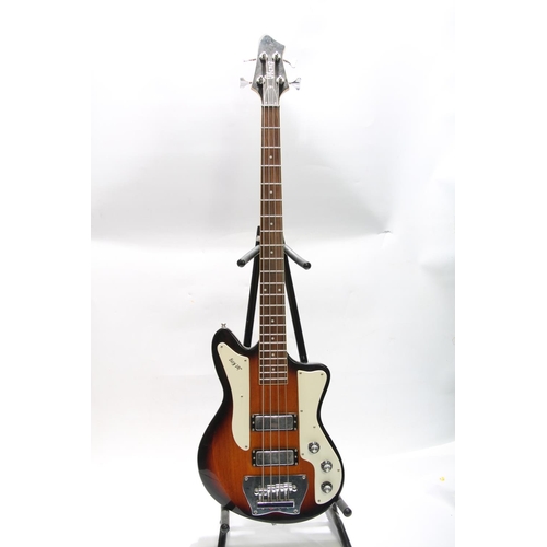 451 - Ibanez Jet King four string electric bass guitar, serial number J090254341, in Kinsman carrying case... 