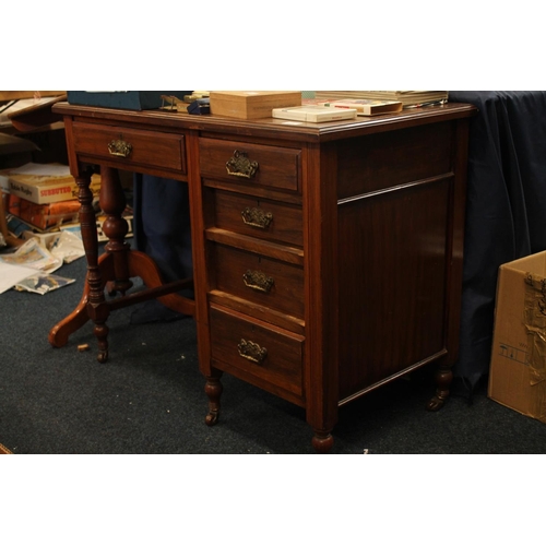 818 - Edwardian writing desk.