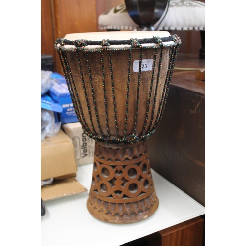 423 - African bongo drum.