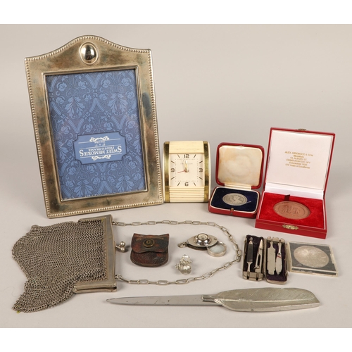 127 - Chainmail evening bag, The Royal Highland and Agricultural Society of Scotland 2003 highland show po... 