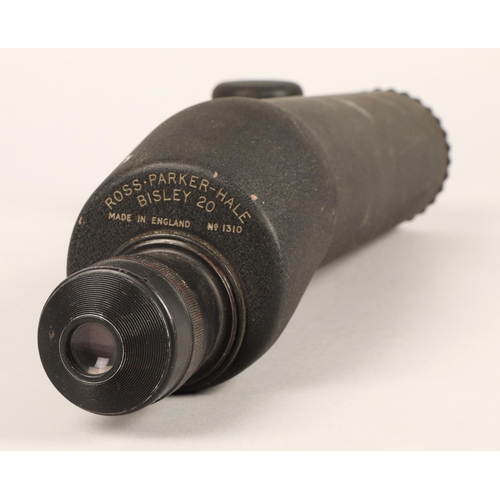 129 - Ross Parker Hale 'Bisley 20' spotting scope, no. 1310