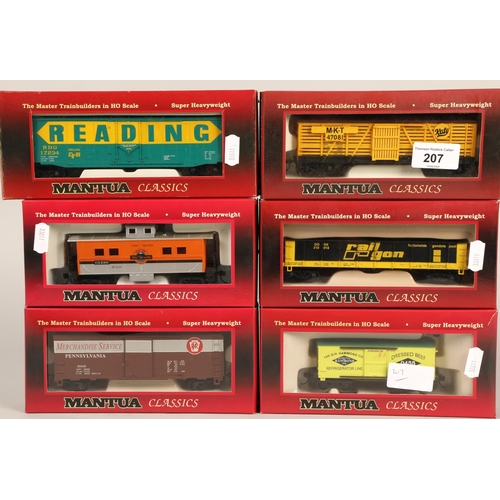 207 - Six boxed Mantua Classics model passenger coaches