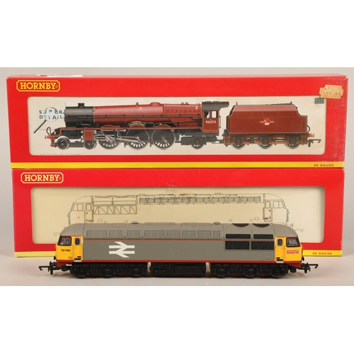 208 - Two boxed Hornby 00 Gauge model trains - R 2476B Railfreight Co-Co Diesel Electric Class 56 Locomoti... 