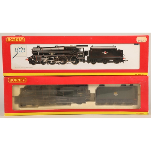 209 - Hornby 00 Gauge R 2555 BR 4-6-0 Class 5MT Locomotive 'Ayrshire Yeomanry' & another 00 Gauge mode... 