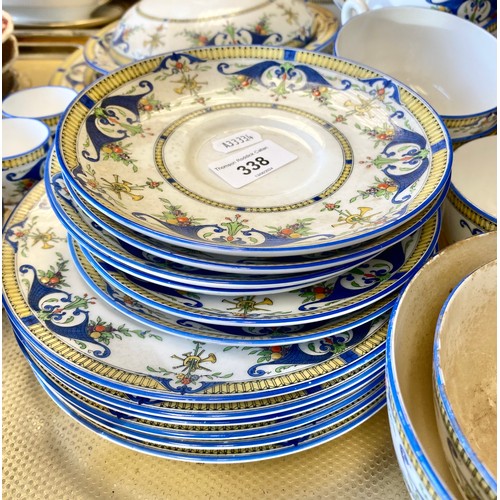 338 - Royal Worcester Bordeaux pattern dinner service,