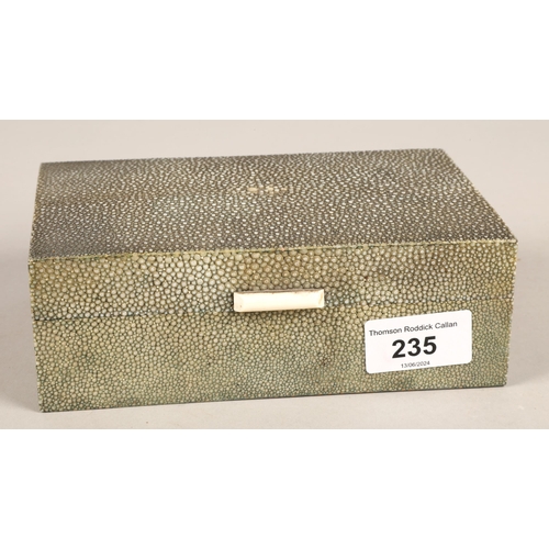 235 - Shagreen cigarette box