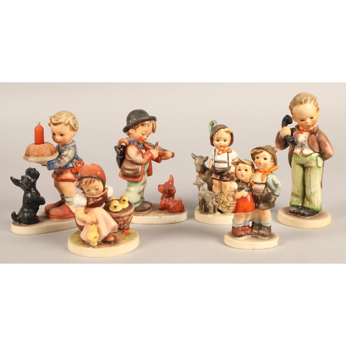 243 - Six Hummel figurines