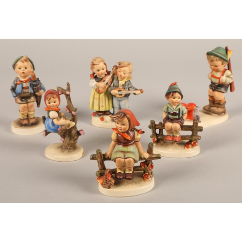 254 - Six Hummel figurines