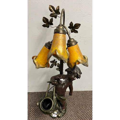 564 - Table lamp in form of classical-style child