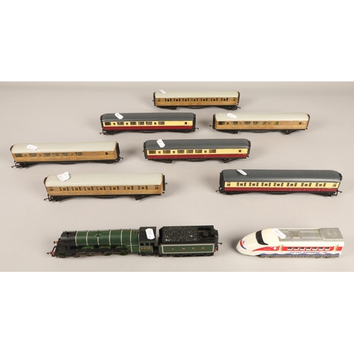 283 - Nine assorted model train carriages