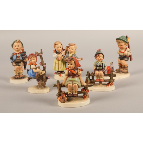 254 - Six Hummel figurines